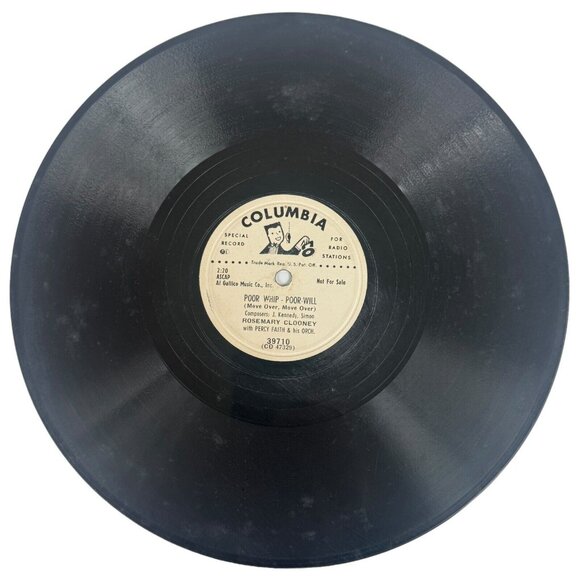 Rosemary Clooney Half As Much / Poor Whip-Poor-Will 39710 Columbia Rare Shellac - Picture 3 of 4